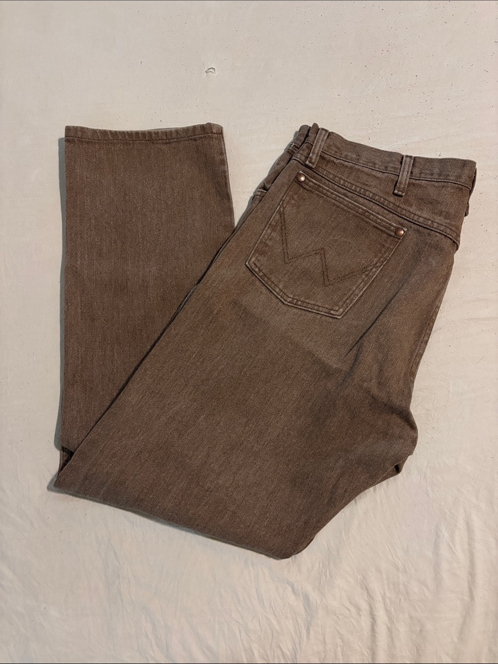 Wrangler Brown Cowboy Cut Jeans